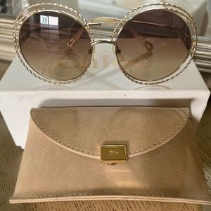 CHLOE ROUND SUNGLASSES